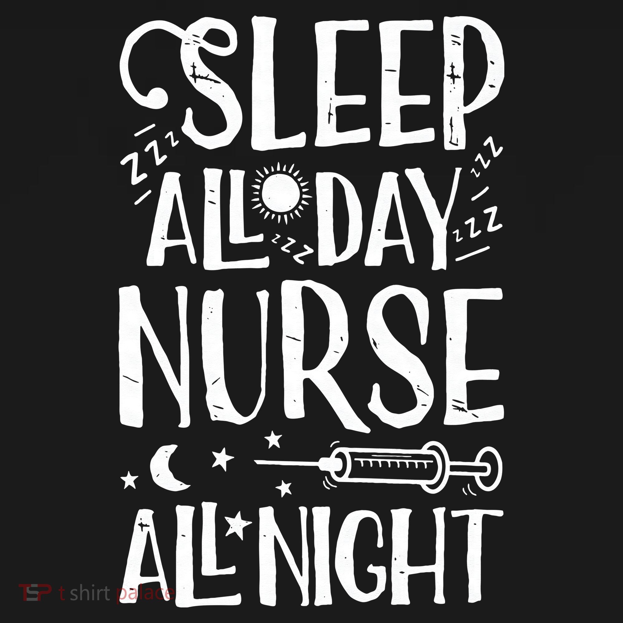 Sleep All Day Nurse All Night Women Nursing Nurses Women's Hoodie