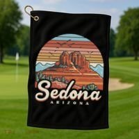 Sedona Arizona Desert Golf Towel thumb 1