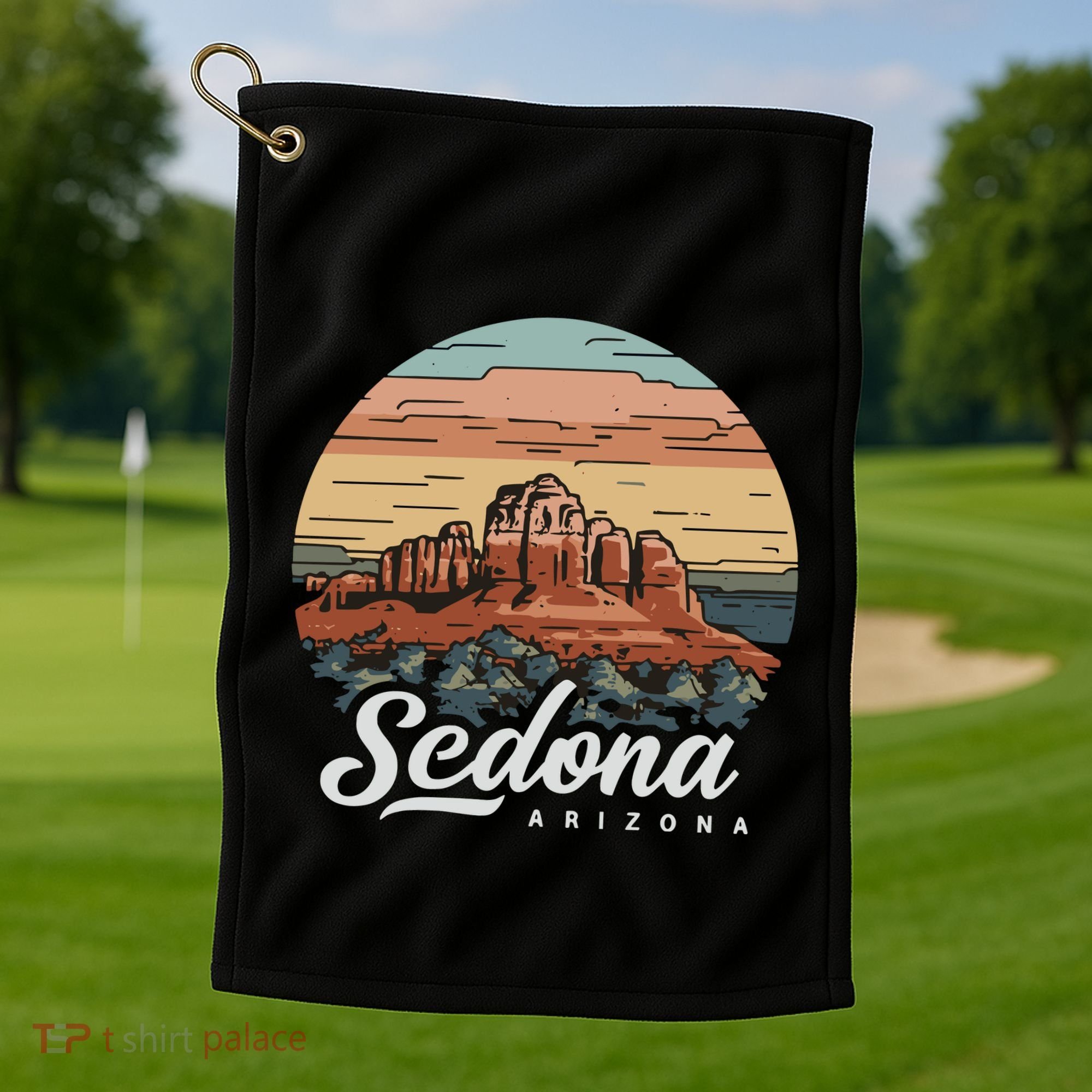 Sedona Arizona Desert Golf Towel