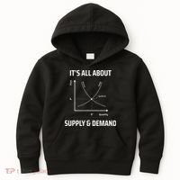 Supply And Demand Funny Economics Teacher & Economist Kids Hoodie thumb 0