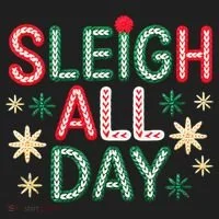 Sleigh All Day Women's Sweatshirt thumb 2
