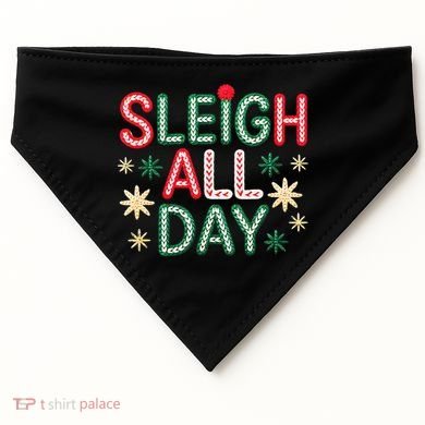 Sleigh All Day USA-Made Doggie Bandana