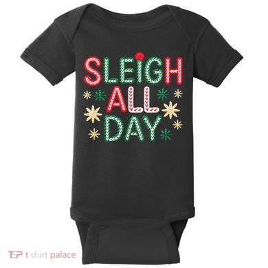 Sleigh All Day Baby Bodysuit