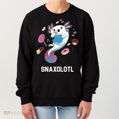 Snaxolotl Axolotl Donuts Cupcakes Candy Junk Food Women's Sweatshirt