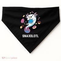 Snaxolotl Axolotl Donuts Cupcakes Candy Junk Food USA-Made Doggie Bandana thumb 0