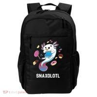 Snaxolotl Axolotl Donuts Cupcakes Candy Junk Food Backpack thumb 0