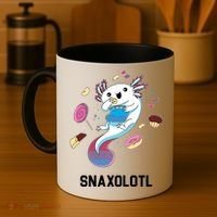 Snaxolotl Axolotl Donuts Cupcakes Candy Junk Food Coffee Mug thumb 4