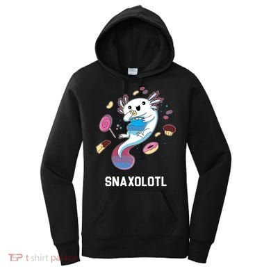 Snaxolotl Axolotl Donuts Cupcakes Candy Junk Food Women's Hoodie