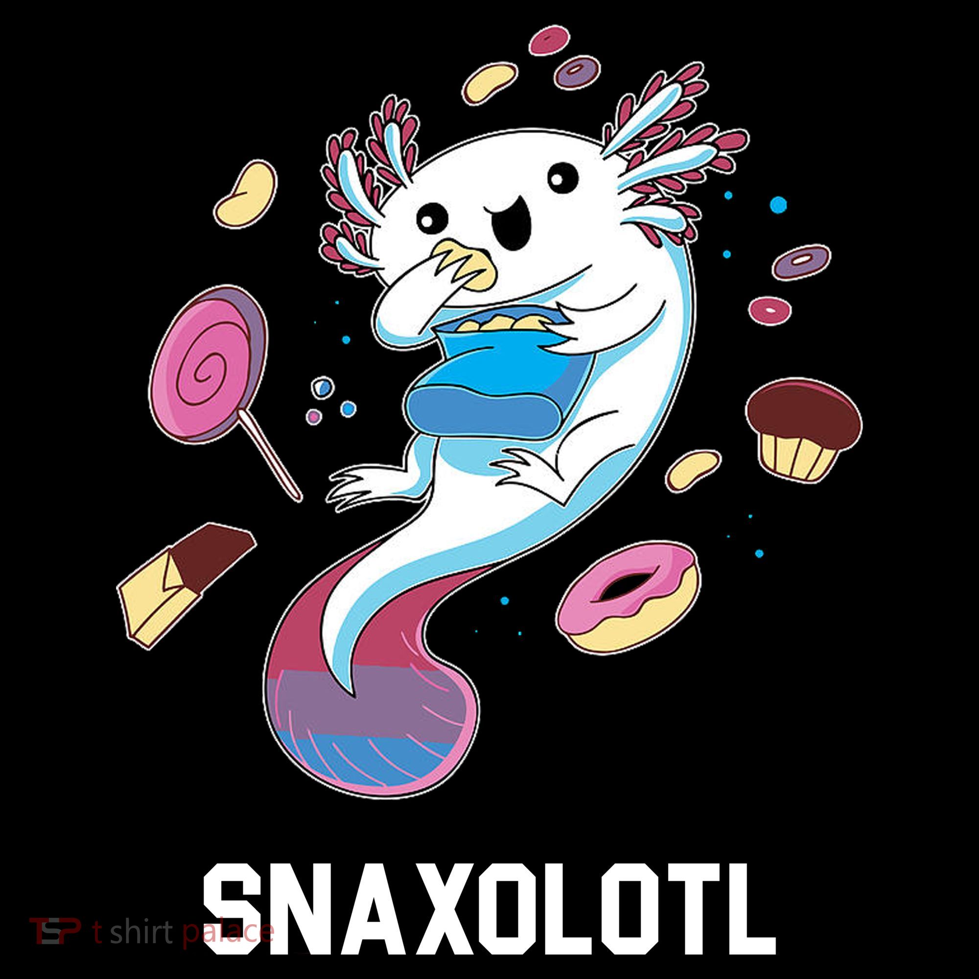 Snaxolotl Axolotl Donuts Cupcakes Candy Junk Food Women's Hoodie