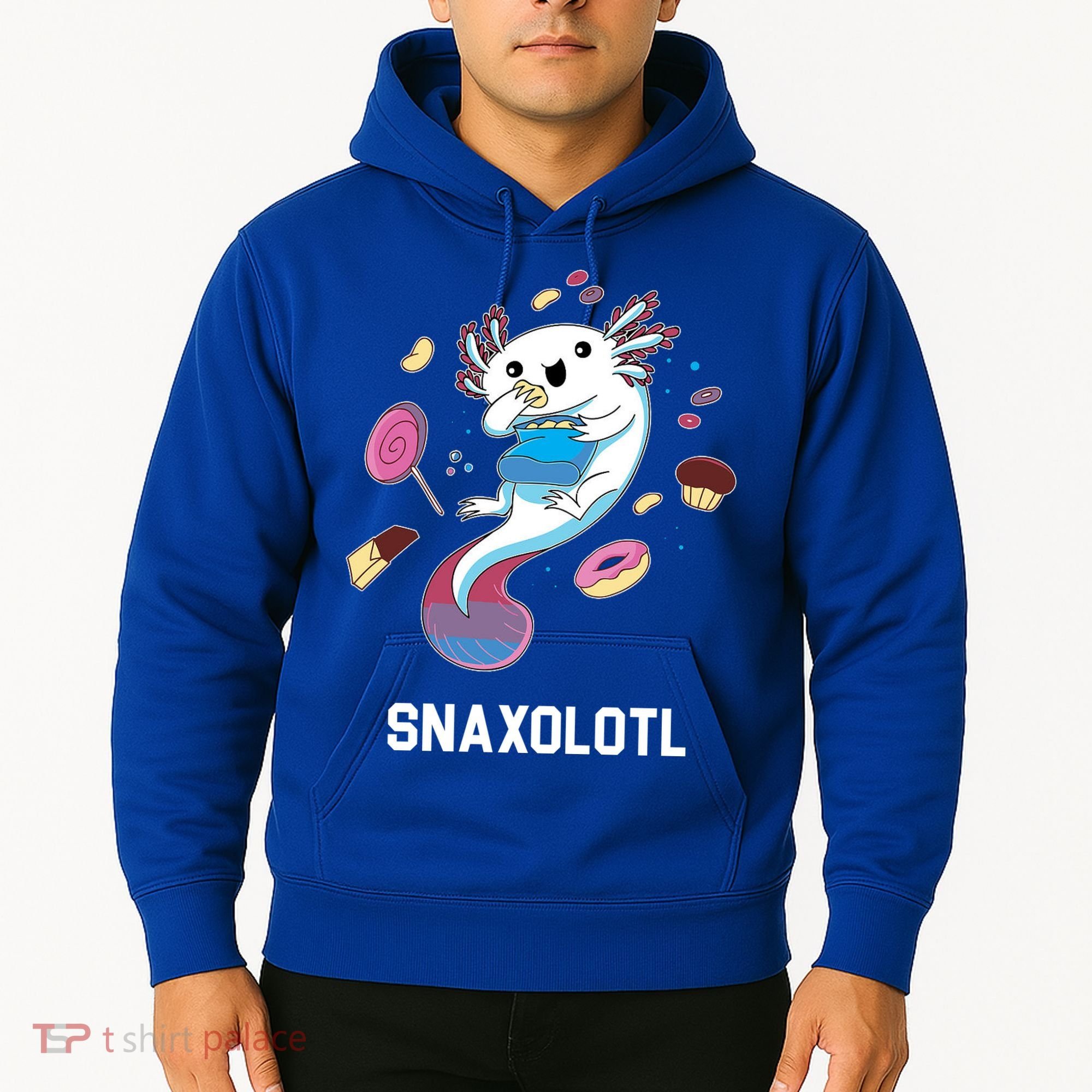 Snaxolotl Axolotl Donuts Cupcakes Candy Junk Food Hoodie