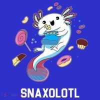 Snaxolotl Axolotl Donuts Cupcakes Candy Junk Food Long Sleeve Shirt thumb 2
