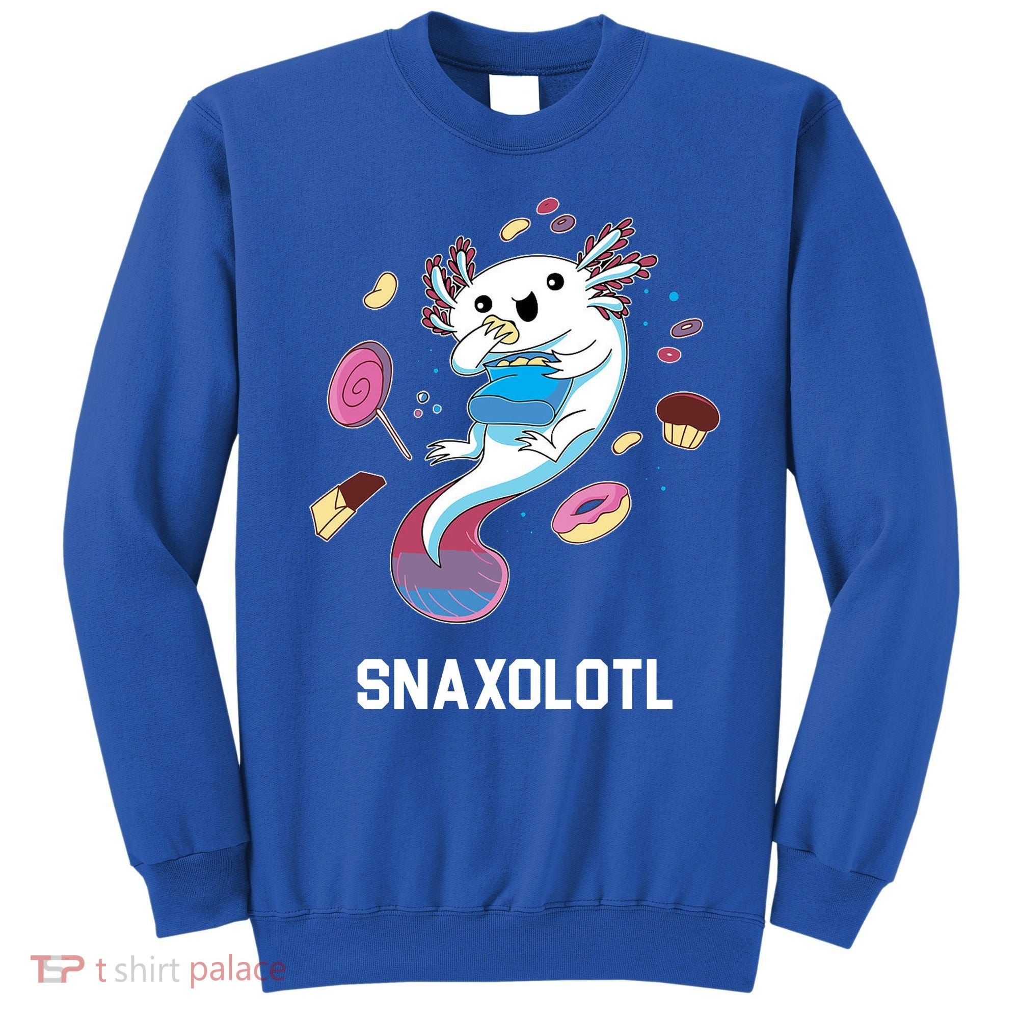 Snaxolotl Axolotl Donuts Cupcakes Candy Junk Food Sweatshirt