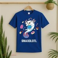 Snaxolotl Axolotl Donuts Cupcakes Candy Junk Food T-Shirt thumb 2