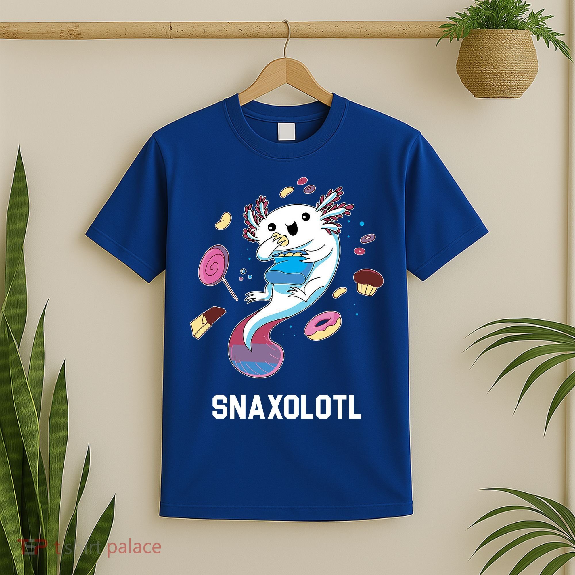 Snaxolotl Axolotl Donuts Cupcakes Candy Junk Food T-Shirt