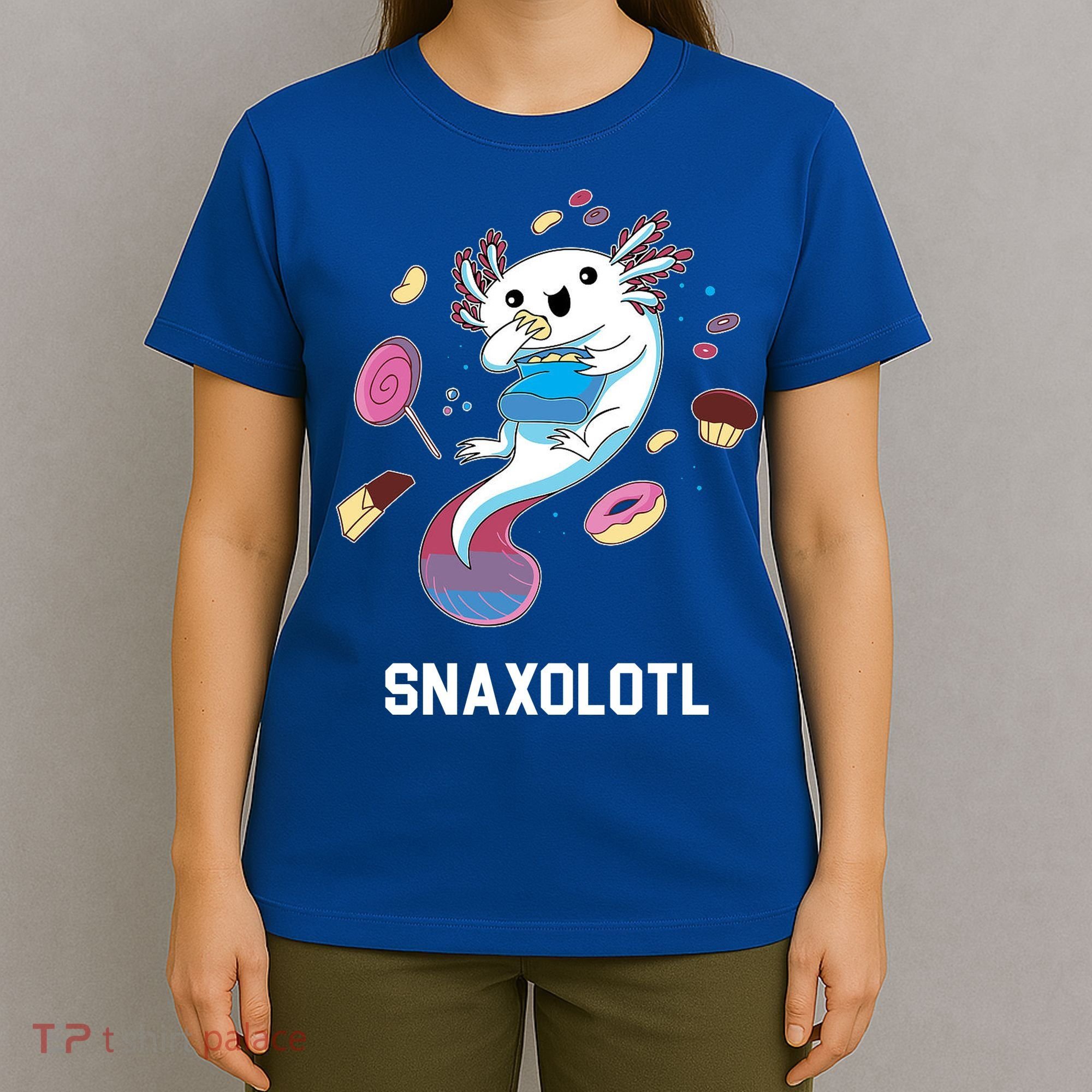 Snaxolotl Axolotl Donuts Cupcakes Candy Junk Food T-Shirt