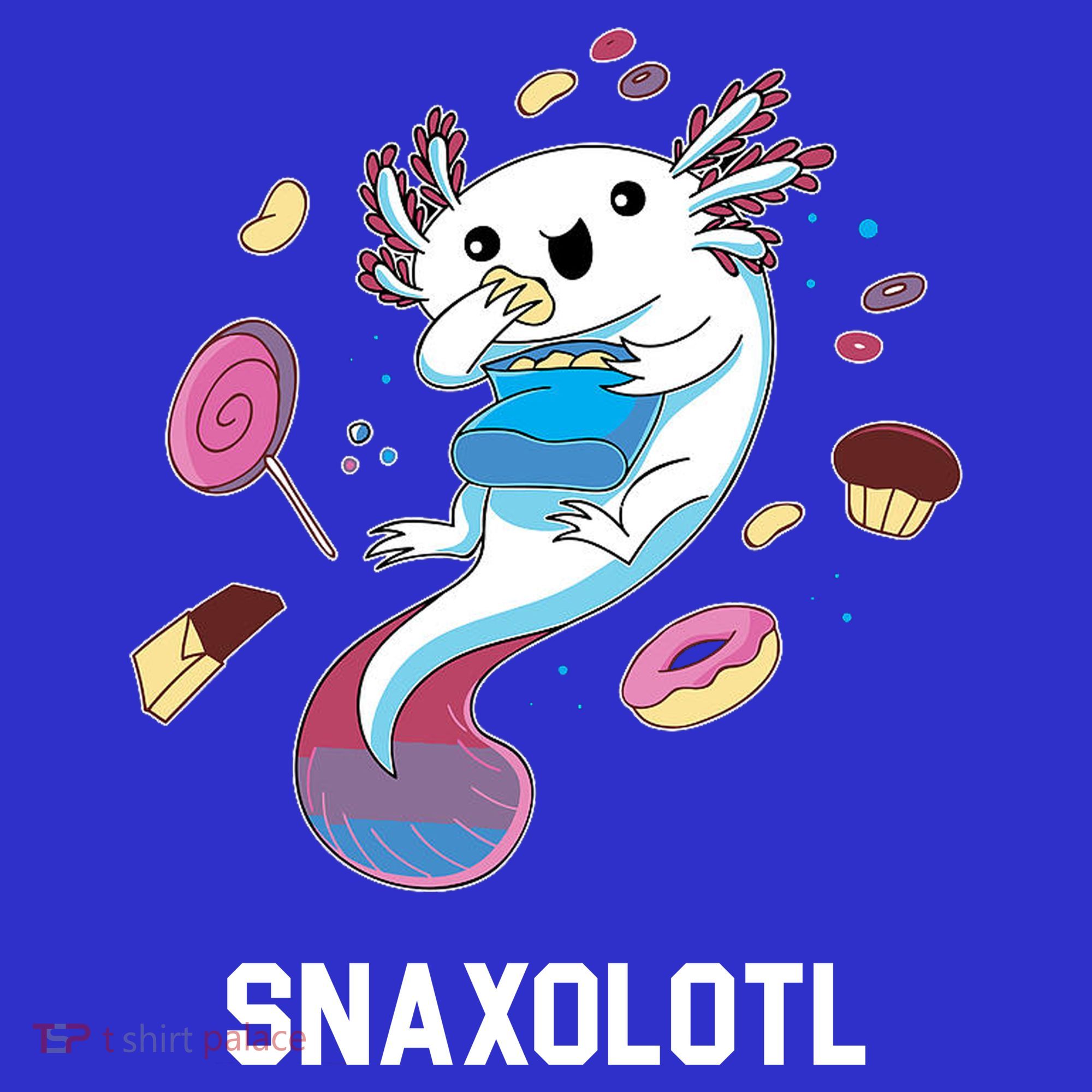 Snaxolotl Axolotl Donuts Cupcakes Candy Junk Food T-Shirt