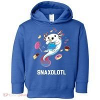 Snaxolotl Axolotl Donuts Cupcakes Candy Junk Food Toddler Hoodie thumb 0