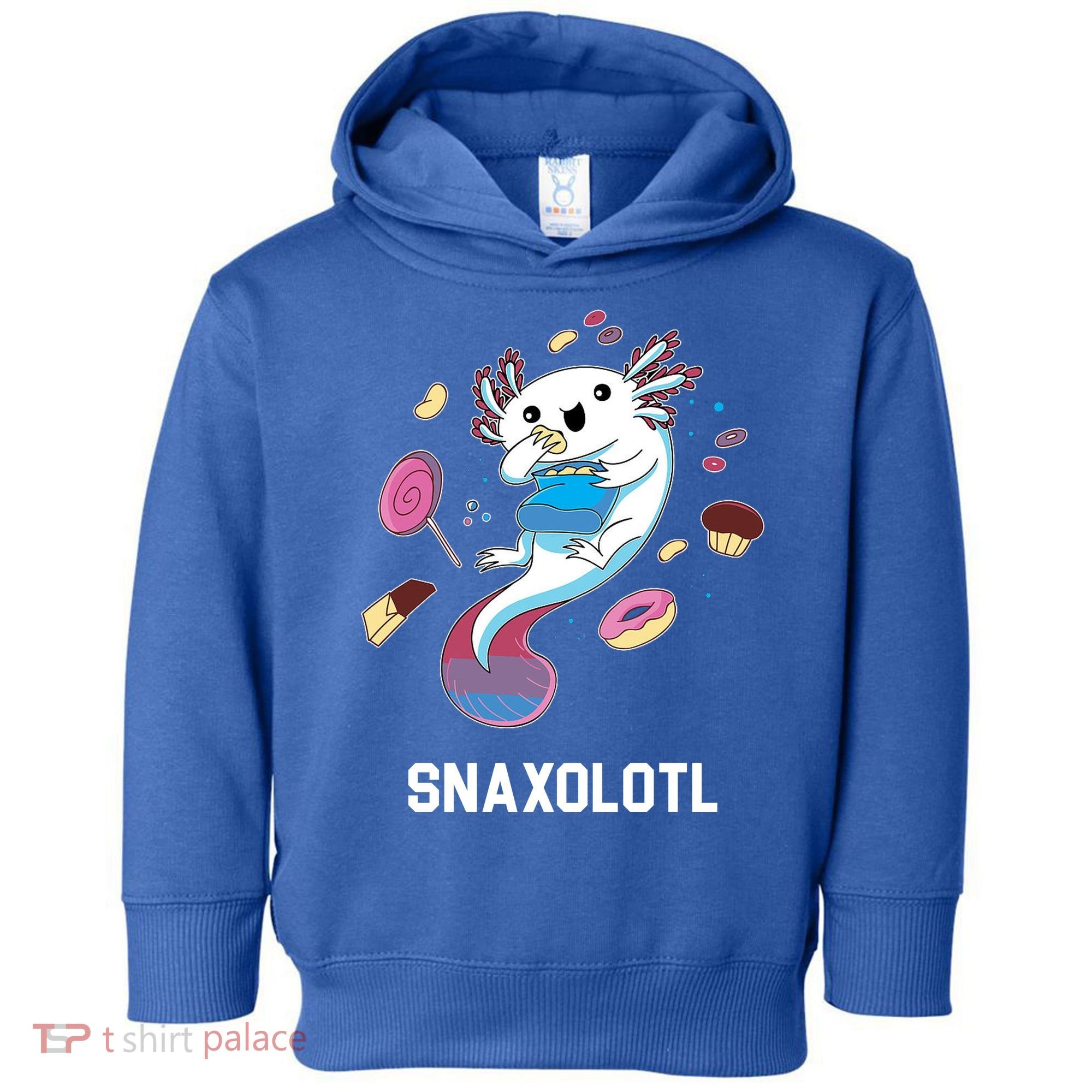 Snaxolotl Axolotl Donuts Cupcakes Candy Junk Food Toddler Hoodie