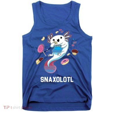 Snaxolotl Axolotl Donuts Cupcakes Candy Junk Food Tank Top
