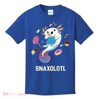Snaxolotl Axolotl Donuts Cupcakes Candy Junk Food Kids T-Shirt thumb 0