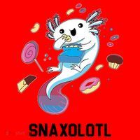 Snaxolotl Axolotl Donuts Cupcakes Candy Junk Food Santa Hat thumb 1