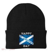 St Andrews Day Scotland Flag Scottish Happy Tartan Army Meaningful Gift Beanie thumb 0