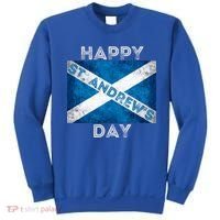 St Andrews Day Scotland Flag Scottish Happy Tartan Army Meaningful Gift Sweatshirt thumb 0