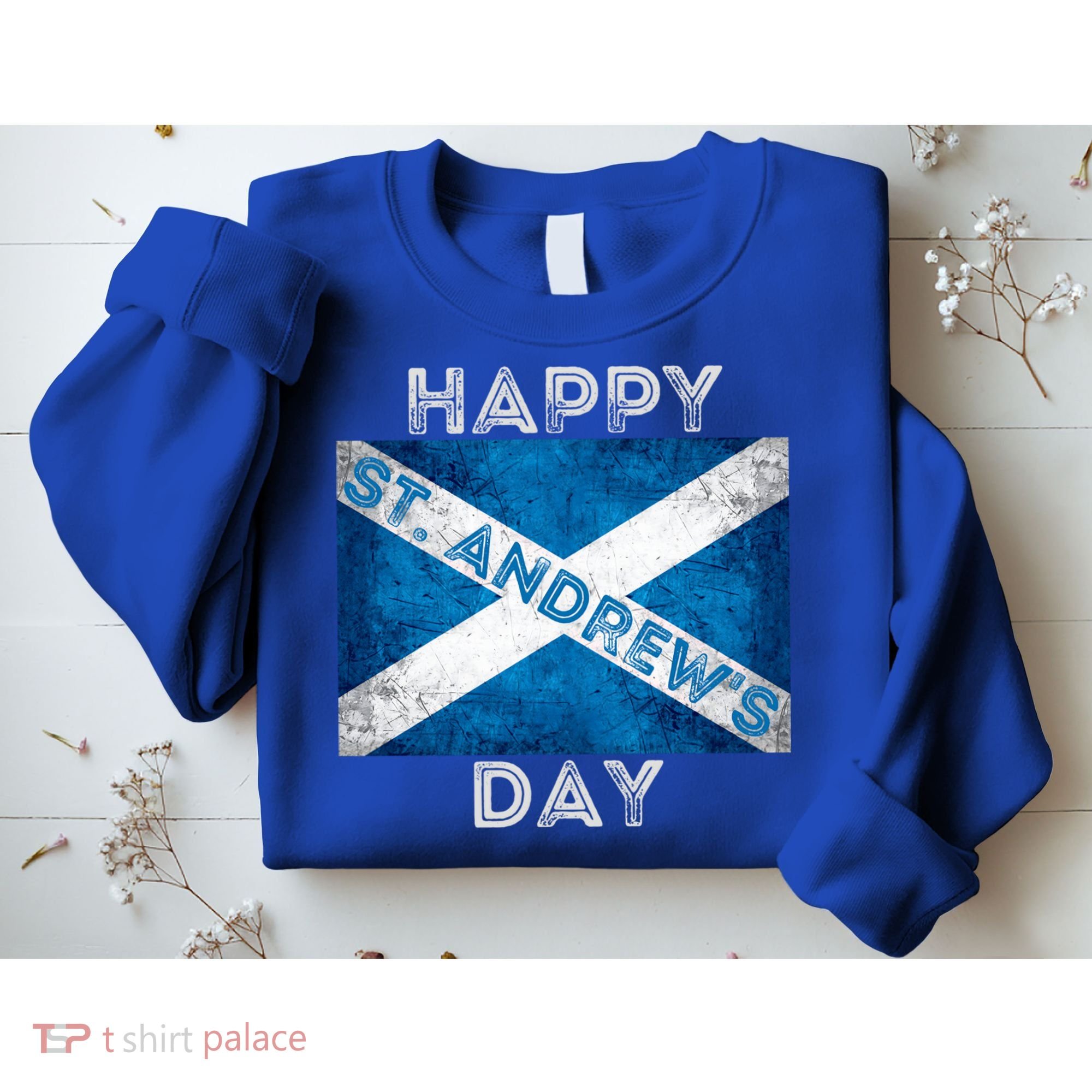 St Andrews Day Scotland Flag Scottish Happy Tartan Army Meaningful Gift Sweatshirt