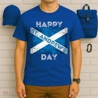 St Andrews Day Scotland Flag Scottish Happy Tartan Army Meaningful Gift T-Shirt thumb 6