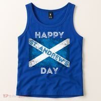 St Andrews Day Scotland Flag Scottish Happy Tartan Army Meaningful Gift Tank Top thumb 2