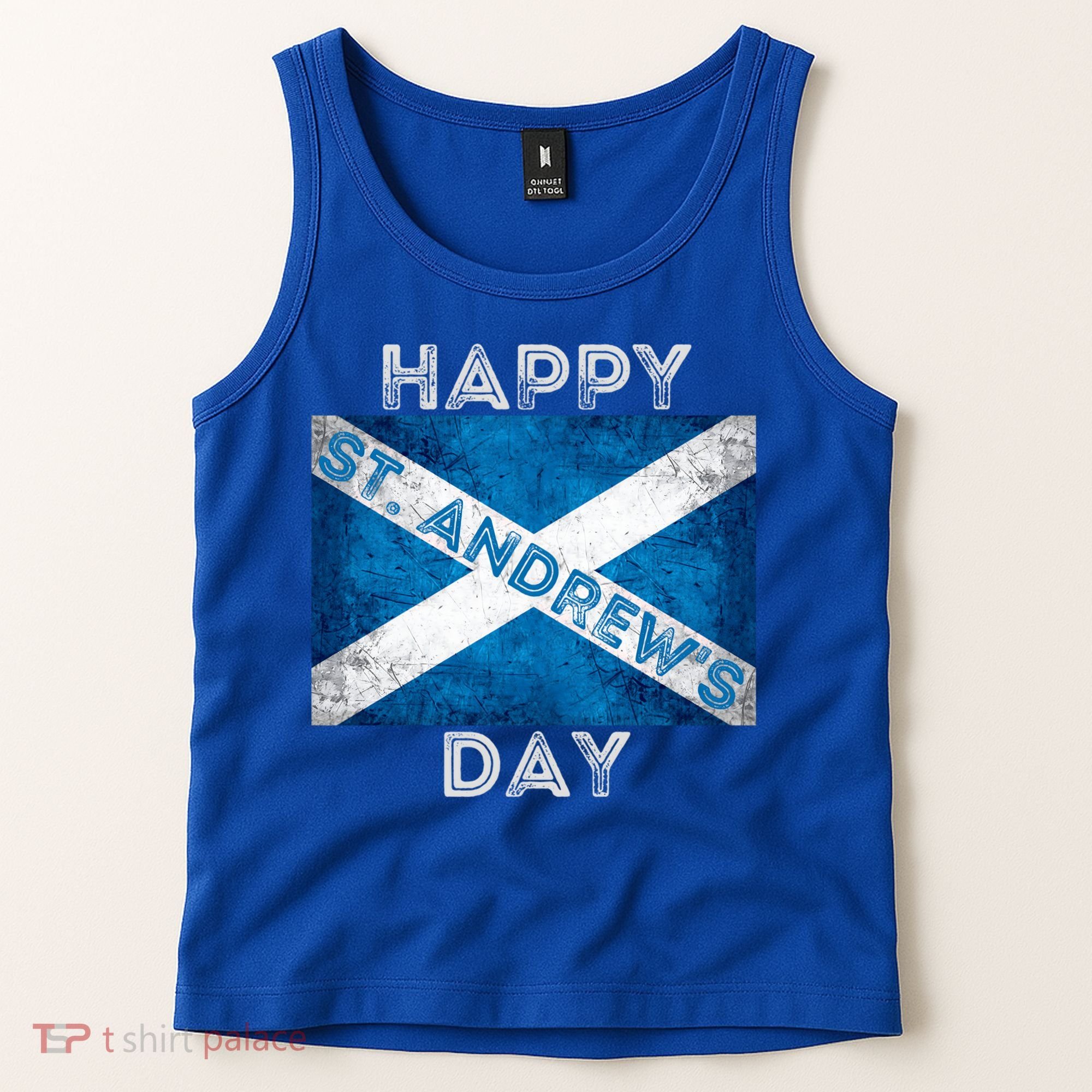 St Andrews Day Scotland Flag Scottish Happy Tartan Army Meaningful Gift Tank Top