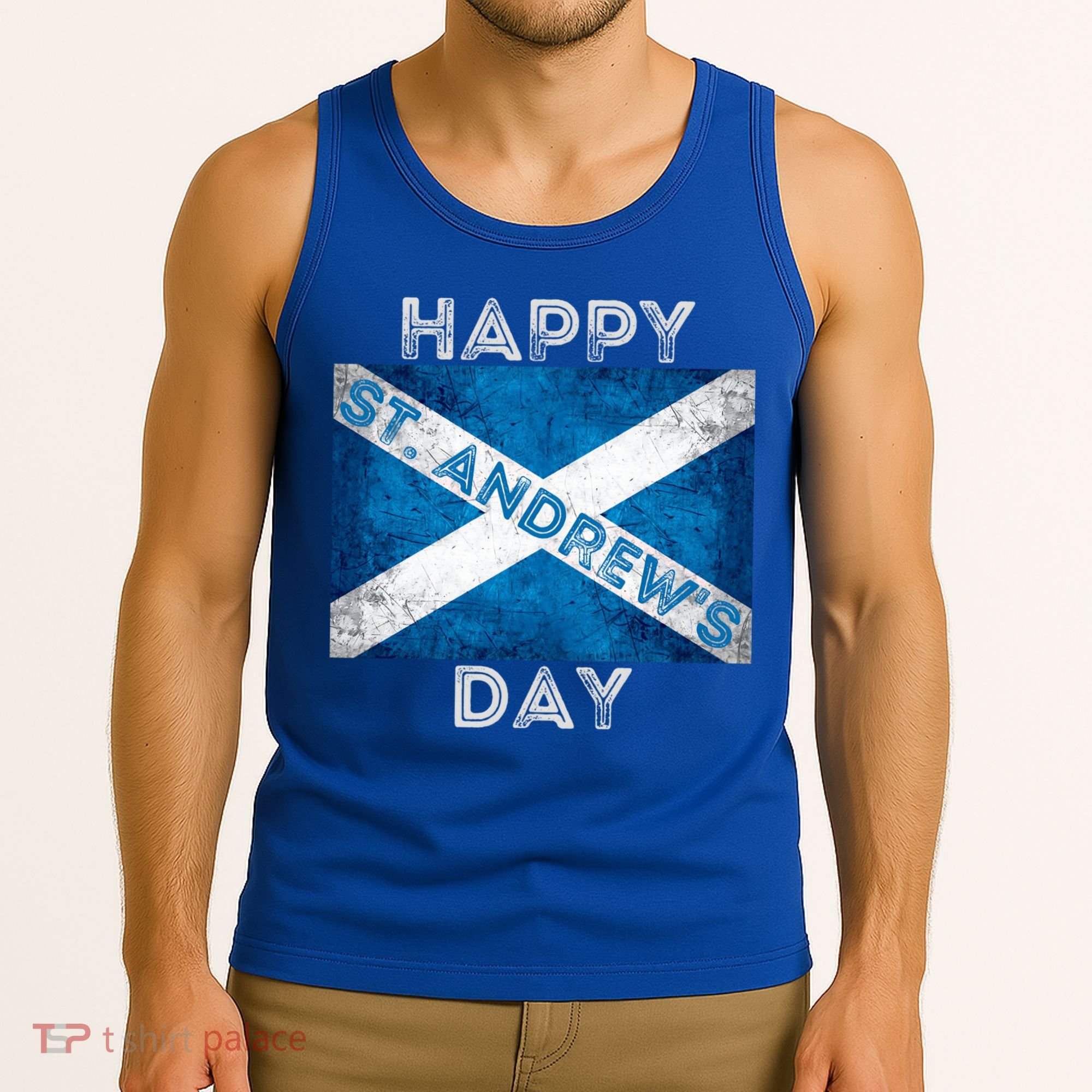 St Andrews Day Scotland Flag Scottish Happy Tartan Army Meaningful Gift Tank Top