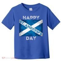St Andrews Day Scotland Flag Scottish Happy Tartan Army Meaningful Gift Toddler T-Shirt thumb 0