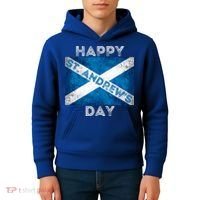 St Andrews Day Scotland Flag Scottish Happy Tartan Army Meaningful Gift Kids Hoodie thumb 4