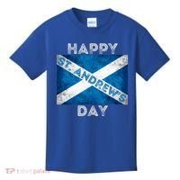 St Andrews Day Scotland Flag Scottish Happy Tartan Army Meaningful Gift Kids T-Shirt thumb 0