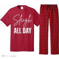 Sleigh All Day Christmas Holiday Pajama Set thumb 0