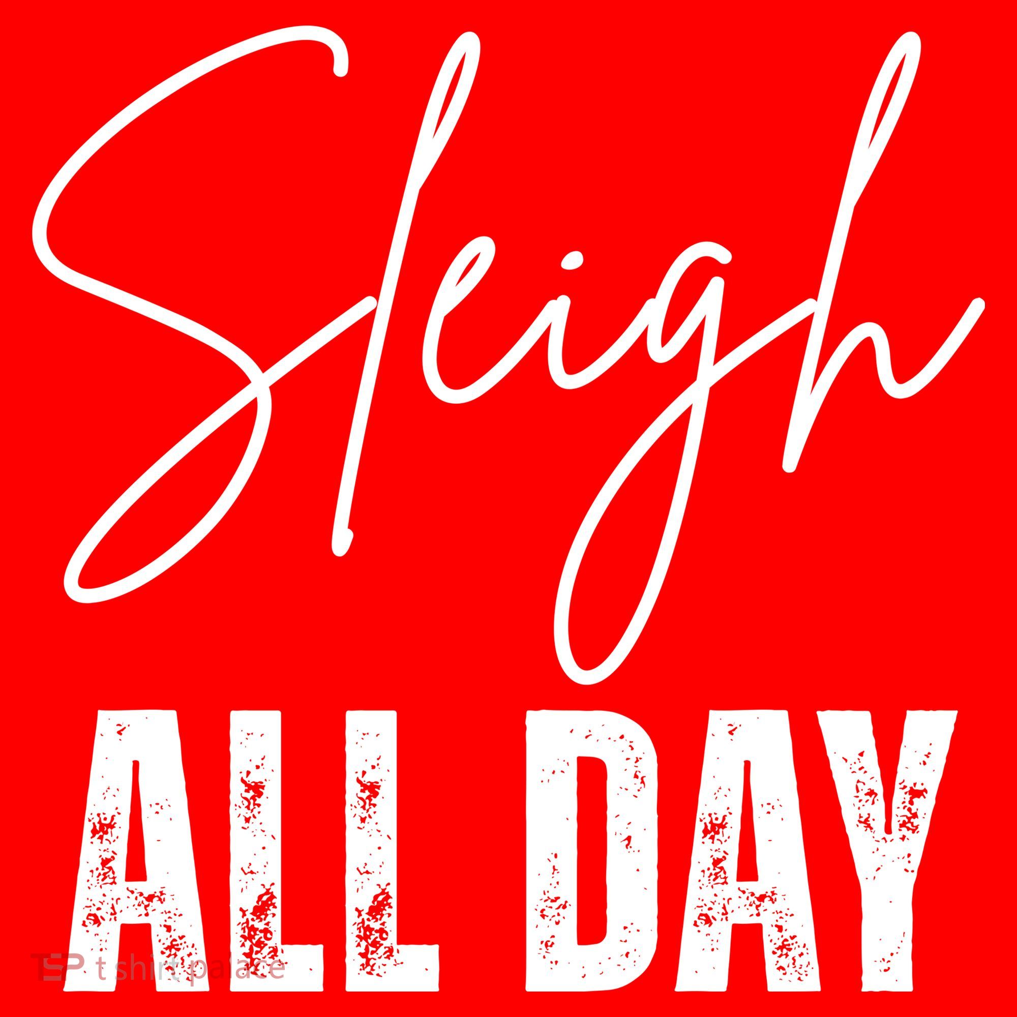 Sleigh All Day Christmas Holiday Women's Tank Top