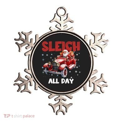 Sleigh All Day Vintage Christmas Ornament
