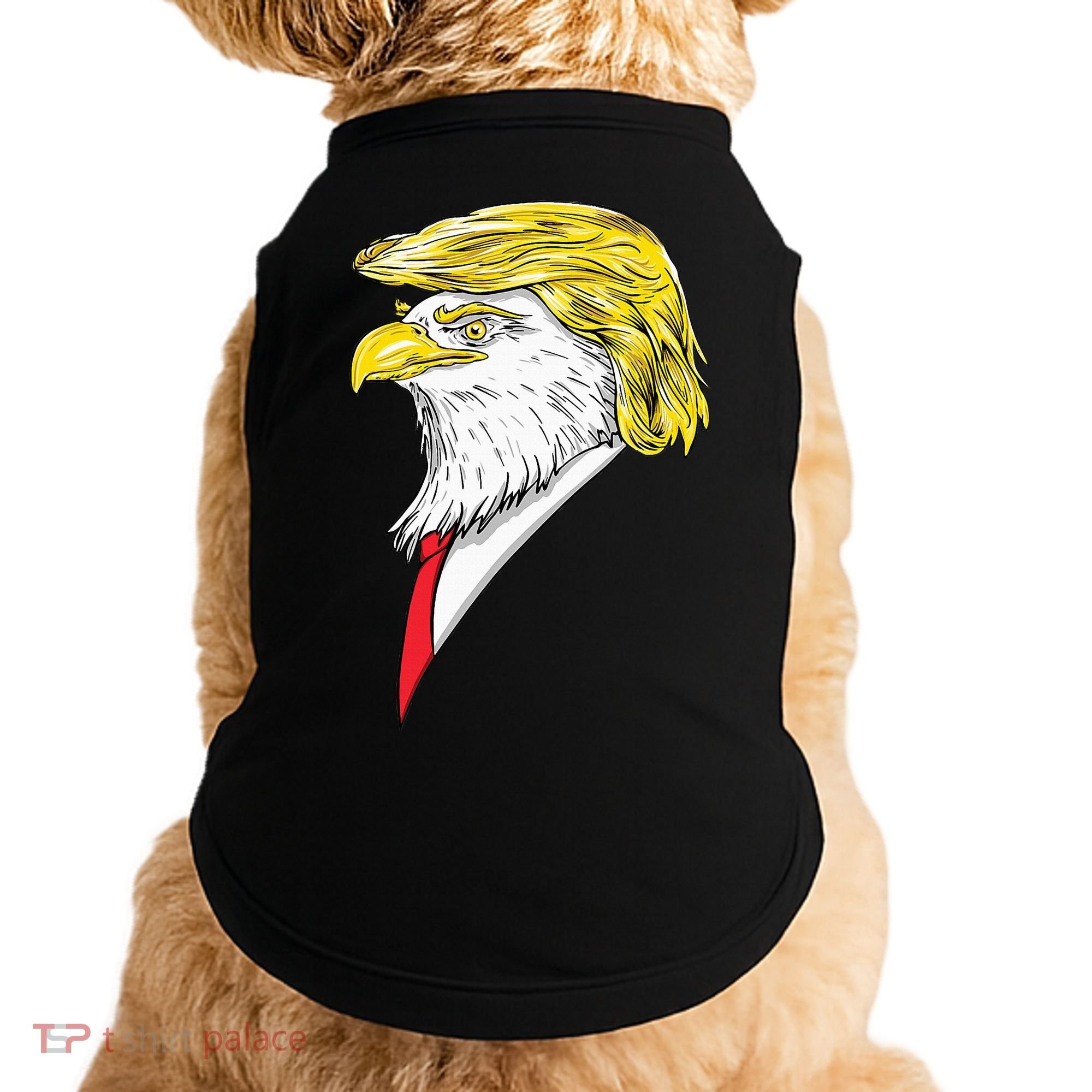 Spirit Animal Donald Trump Eagle Hair Doggie Tank