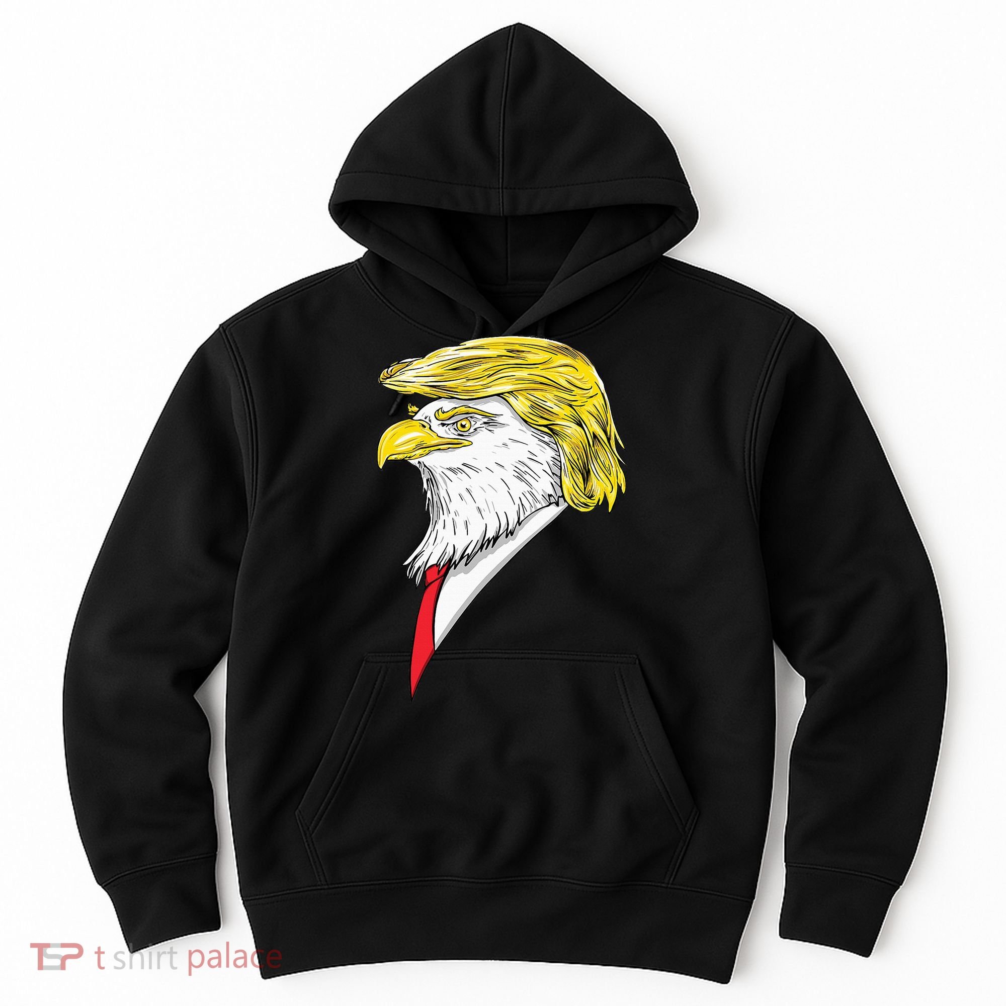 Spirit Animal Donald Trump Eagle Hair Hoodie