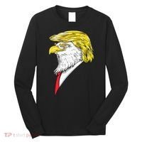 Spirit Animal Donald Trump Eagle Hair Long Sleeve Shirt thumb 0