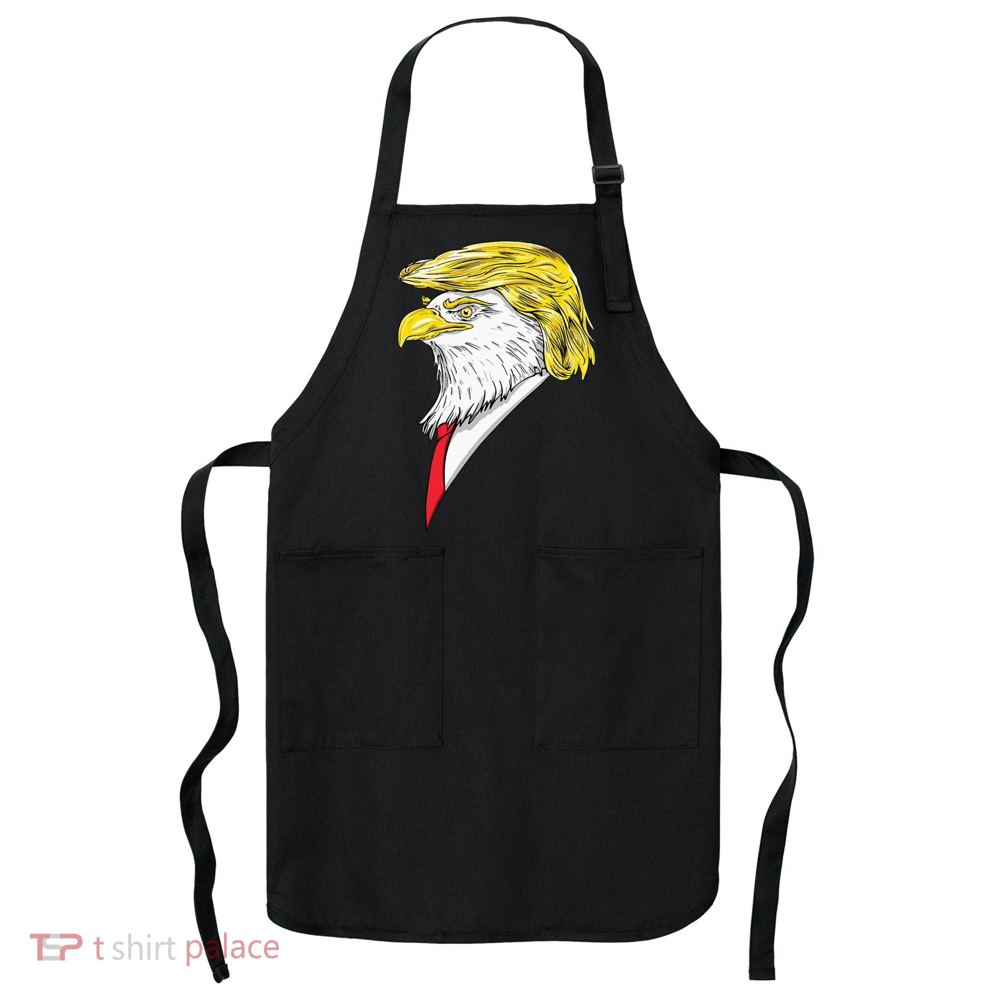 Spirit Animal Donald Trump Eagle Hair Apron