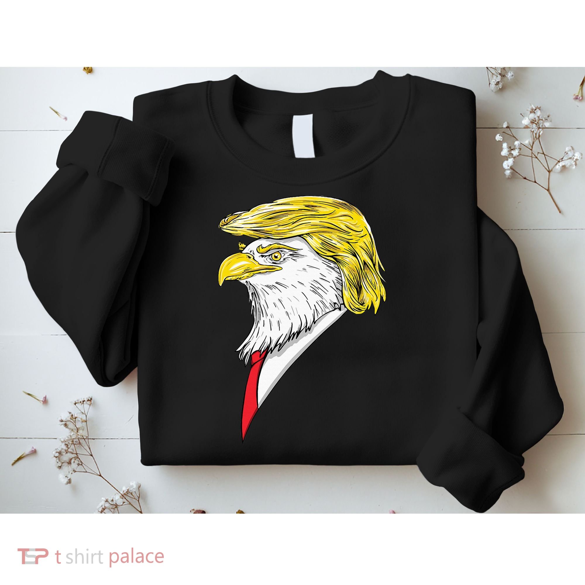 Spirit Animal Donald Trump Eagle Hair Sweatshirt