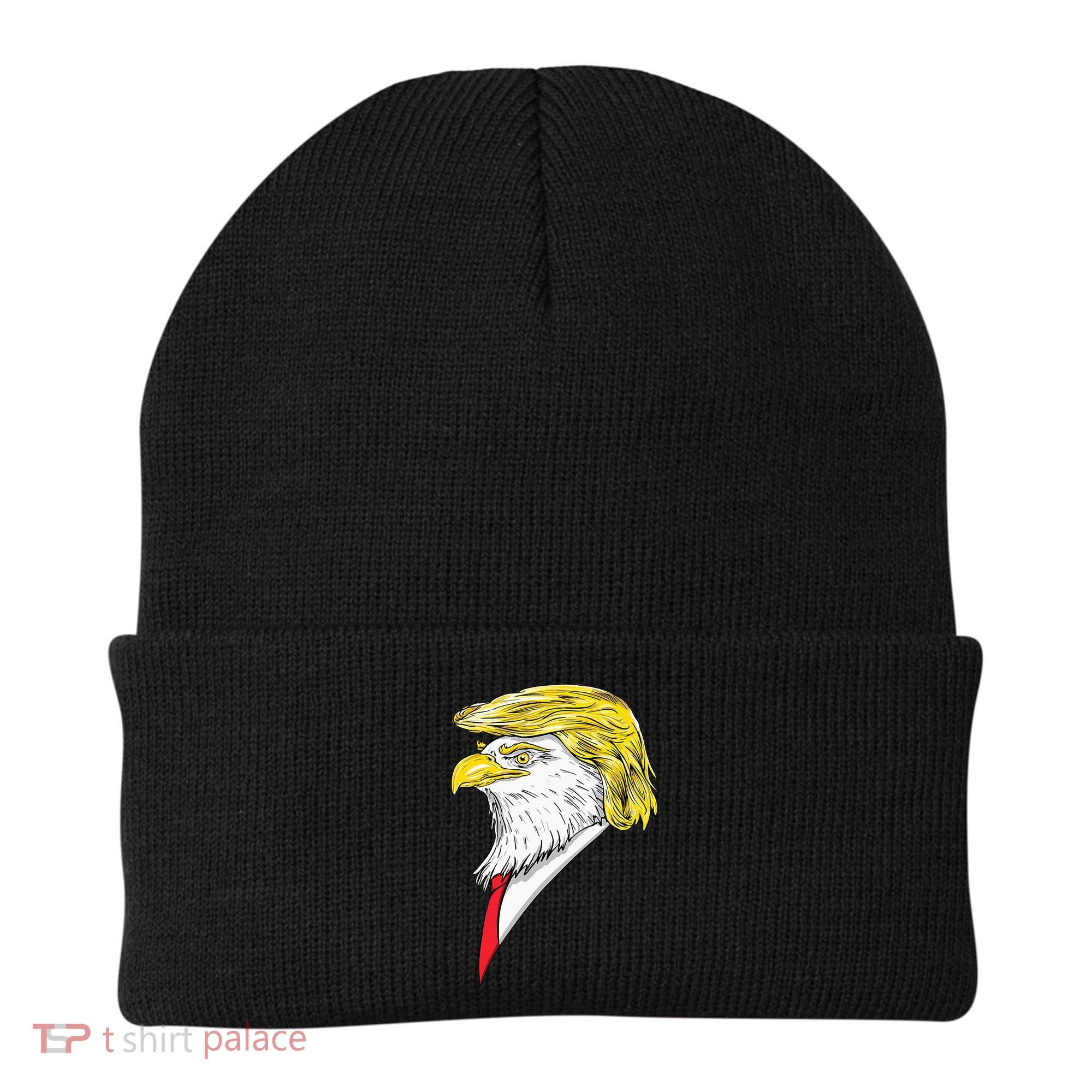 Spirit Animal Donald Trump Eagle Hair Beanie