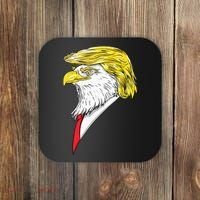Spirit Animal Donald Trump Eagle Hair Coaster thumb 0