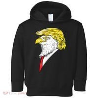 Spirit Animal Donald Trump Eagle Hair Toddler Hoodie thumb 0