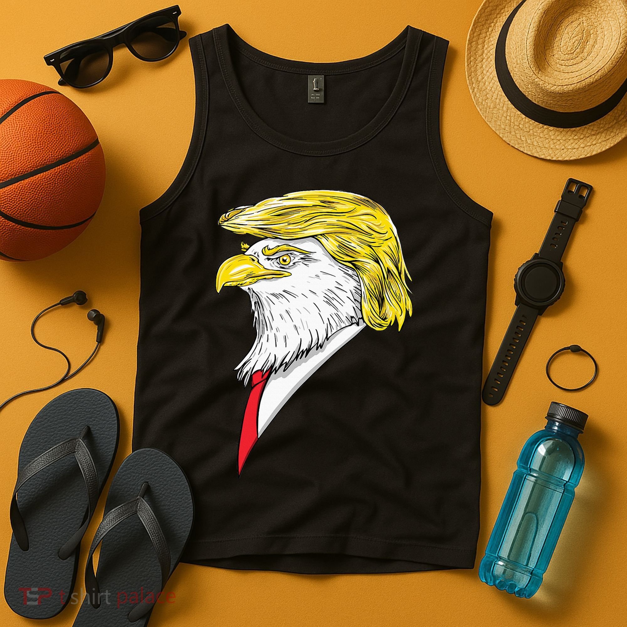 Spirit Animal Donald Trump Eagle Hair Tank Top