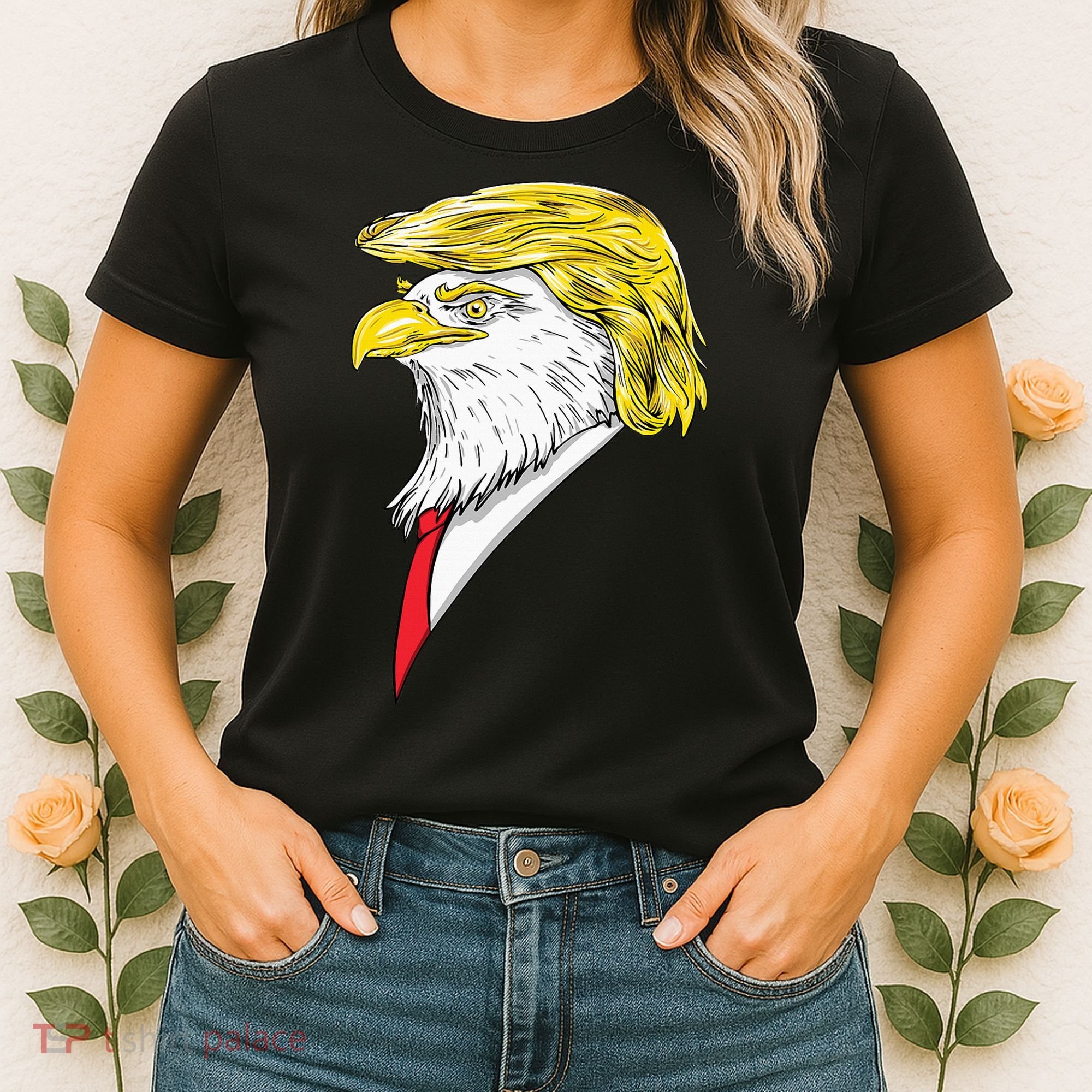 Spirit Animal Donald Trump Eagle Hair Women's T-Shirt