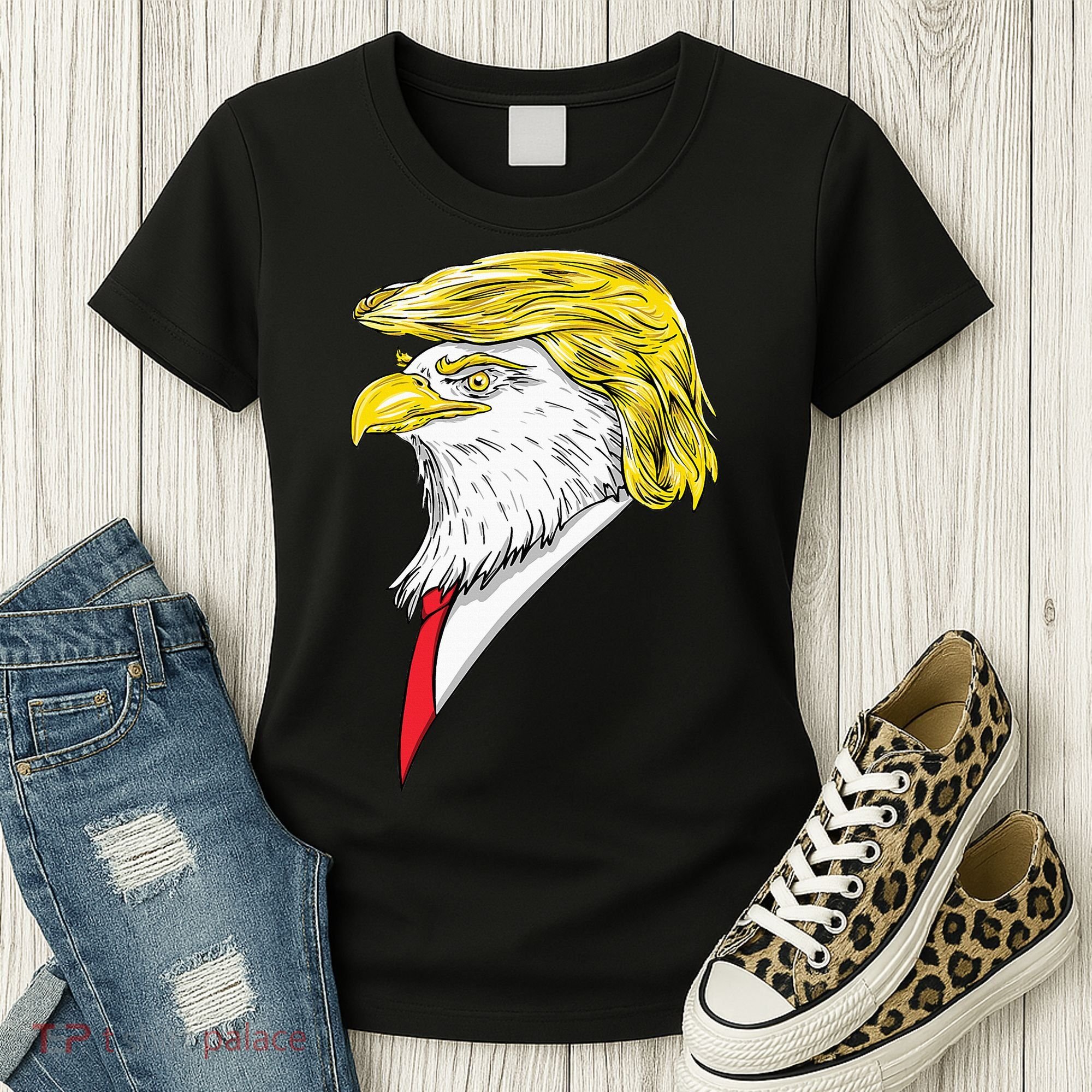 Spirit Animal Donald Trump Eagle Hair Women's T-Shirt