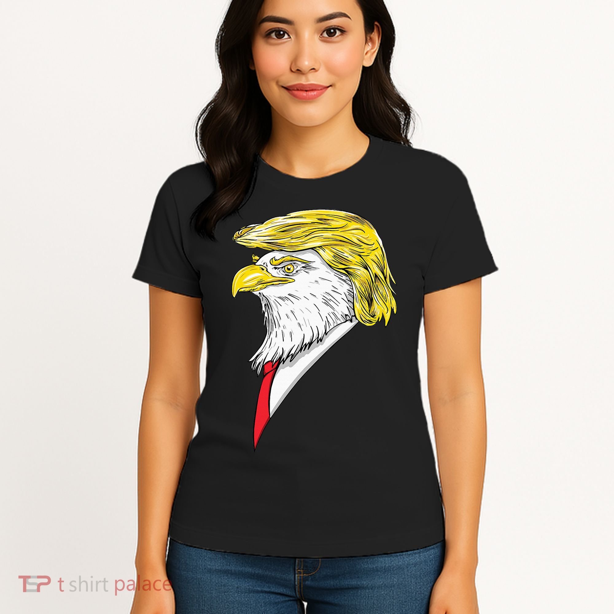 Spirit Animal Donald Trump Eagle Hair Women's T-Shirt